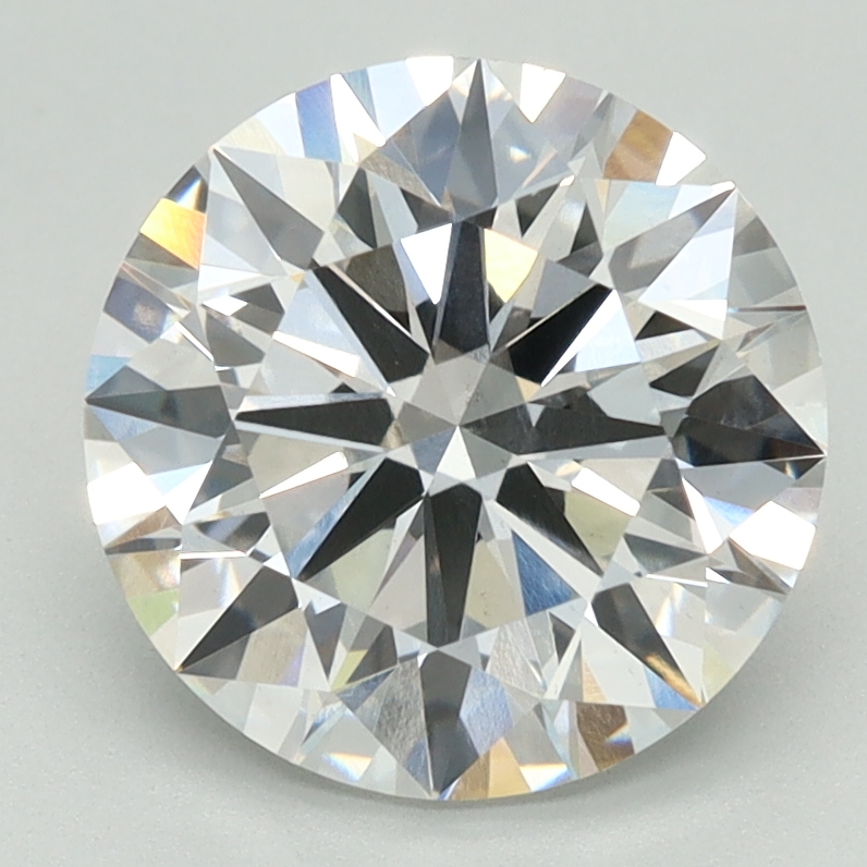 2.77 Carat Round Cut Lab Diamond