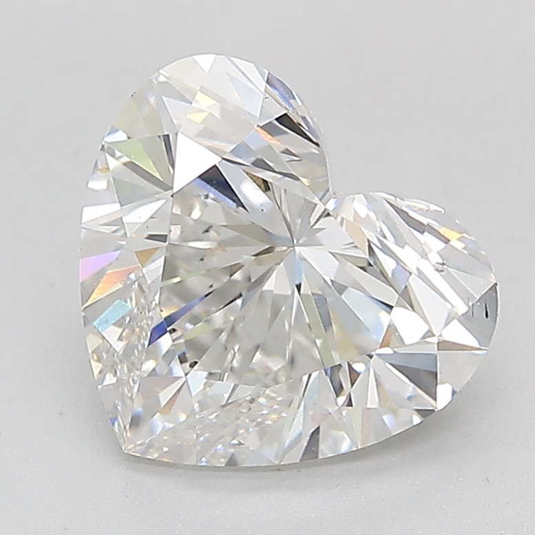 2.52 Carat Heart Cut Lab Diamond