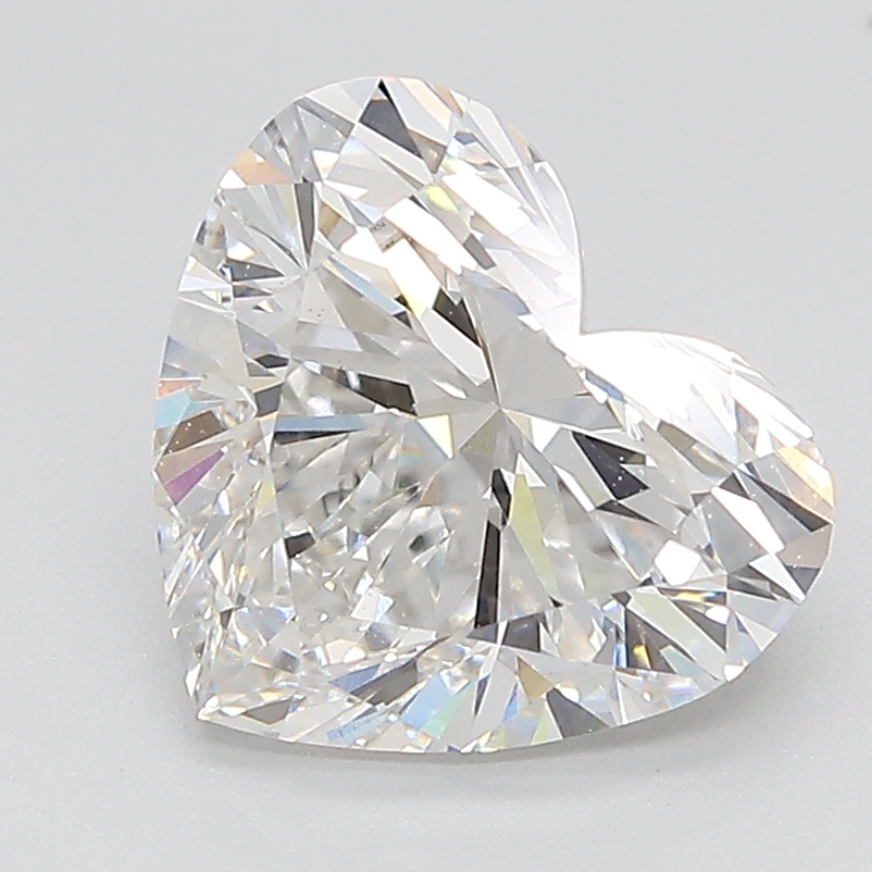 2.85 Carat Heart Cut Lab Diamond