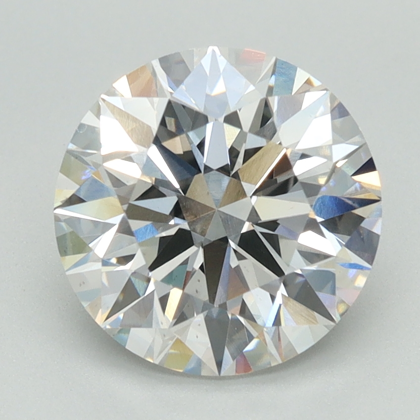 2.59 Carat Round Cut Lab Diamond