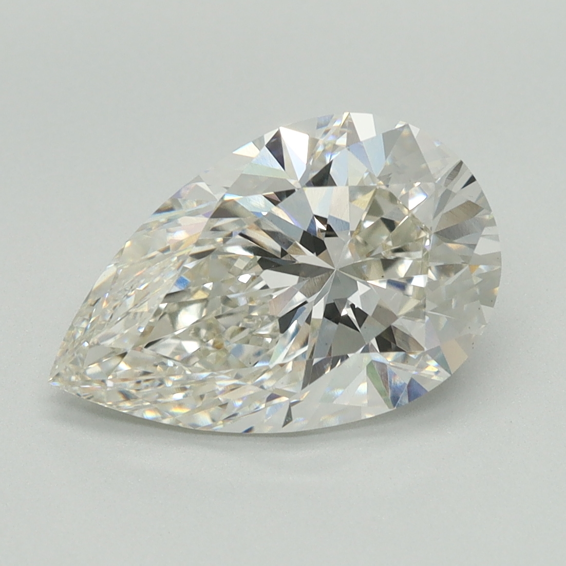 2.82 Carat Pear Cut Lab Diamond