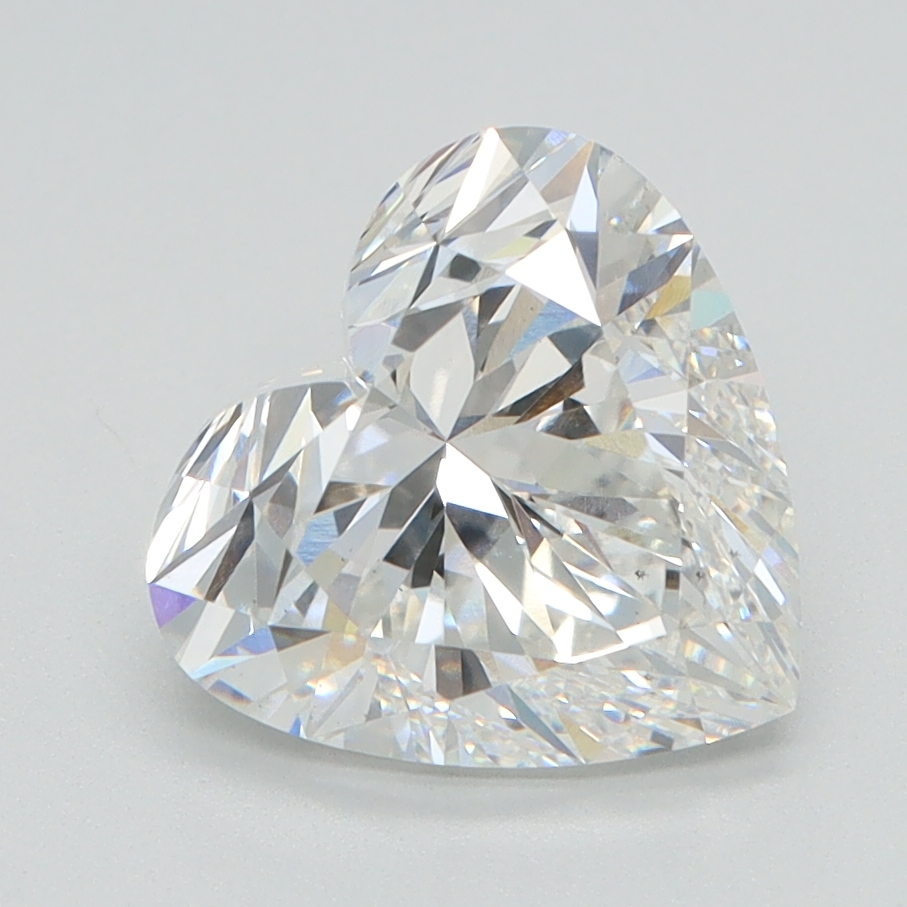 2.5 Carat Heart Cut Lab Diamond