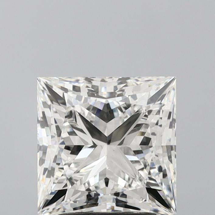 2.55 Carat Princess Cut Lab Diamond