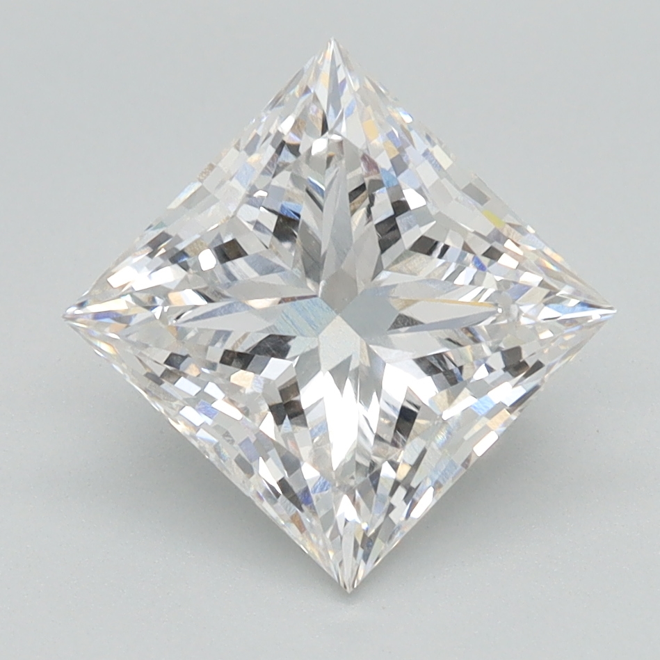 2.62 Carat Princess Cut Lab Diamond