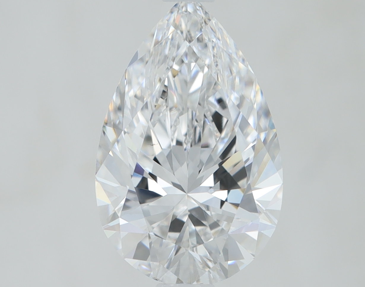 1.5 Carat Pear Cut Lab Diamond