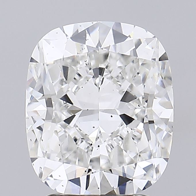 3.09 Carat Cushion Cut Lab Diamond