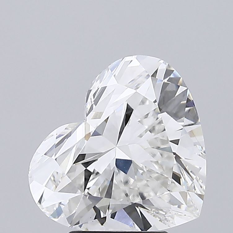 2.57 Carat Heart Cut Lab Diamond