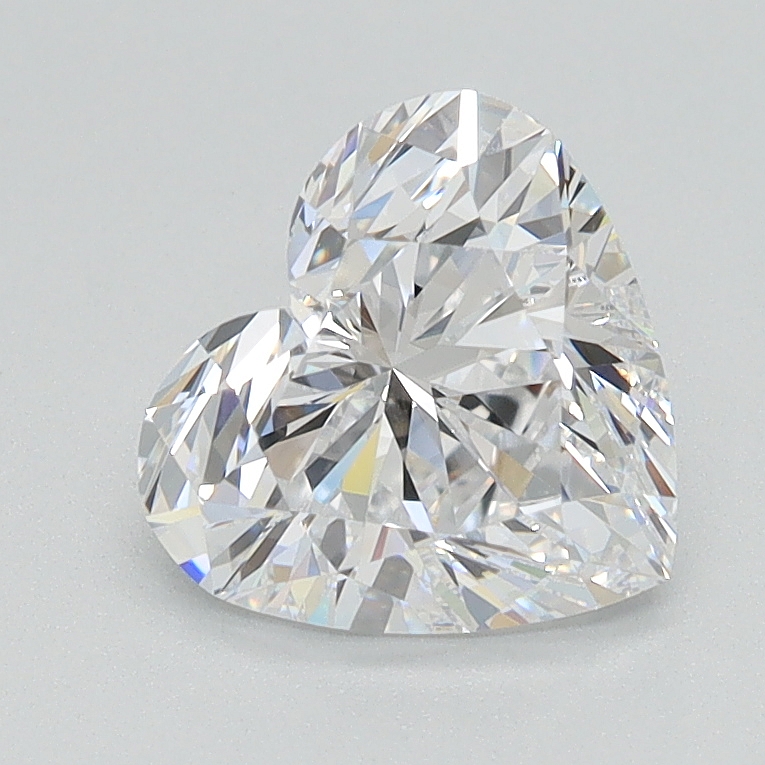 1.41 Carat Heart Cut Lab Diamond