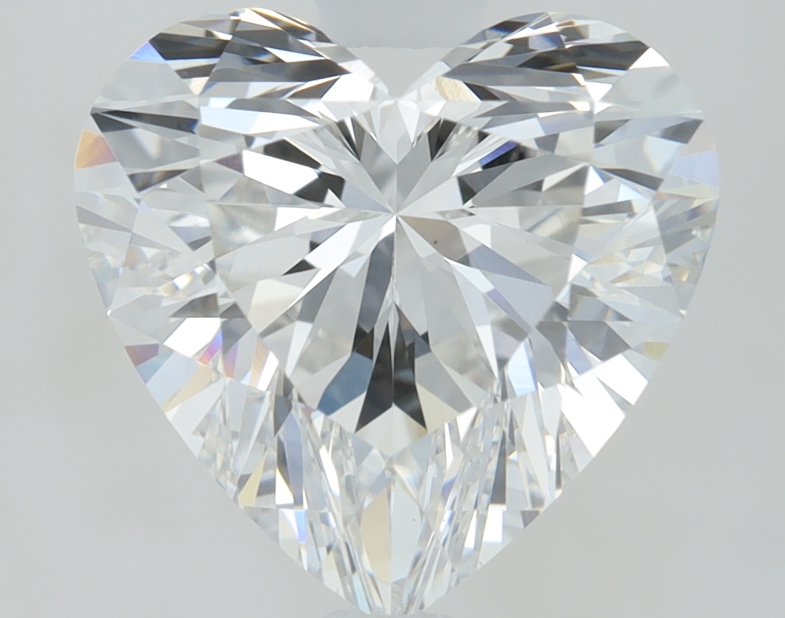 1.67 Carat Heart Cut Lab Diamond