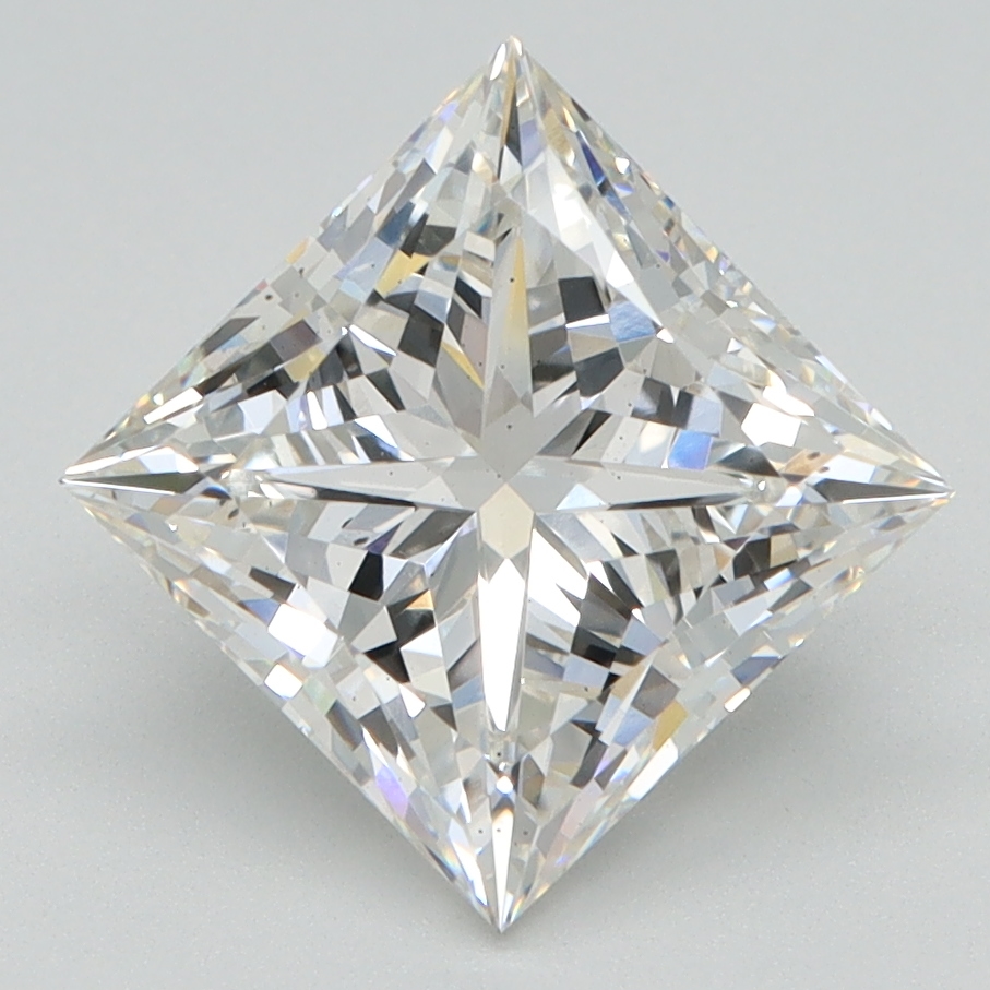 2.83 Carat Princess Cut Lab Diamond