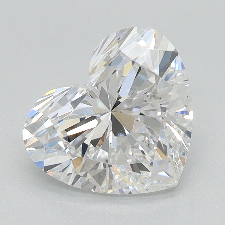 1.65 Carat Heart Cut Lab Diamond