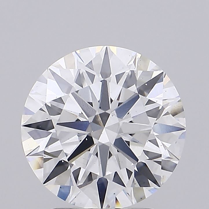 2.52 Carat Round Cut Lab Diamond