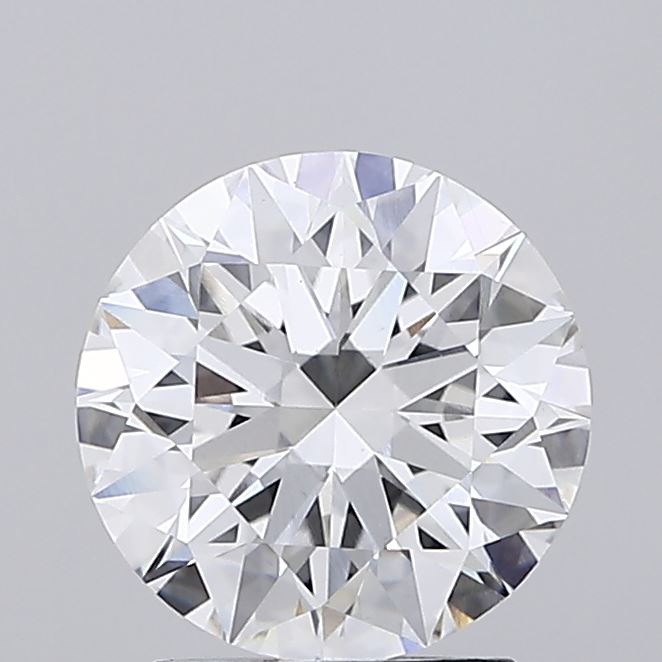 2.22 Carat Round Cut Lab Diamond