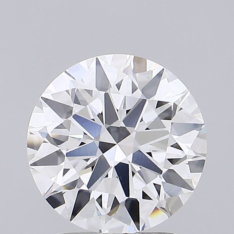 2.46 Carat Round Cut Lab Diamond