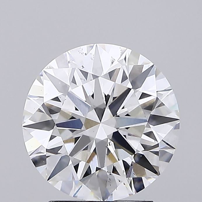 2.68 Carat Round Cut Lab Diamond