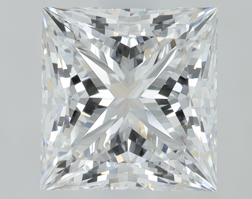 1.37 Carat Princess Cut Lab Diamond