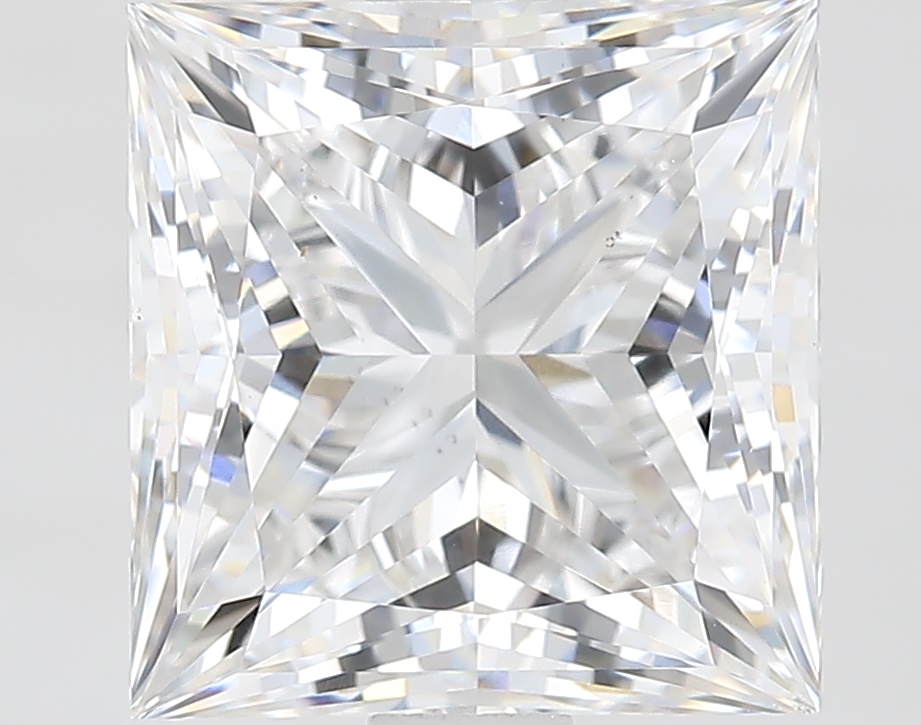 2.58 Carat Princess Cut Lab Diamond