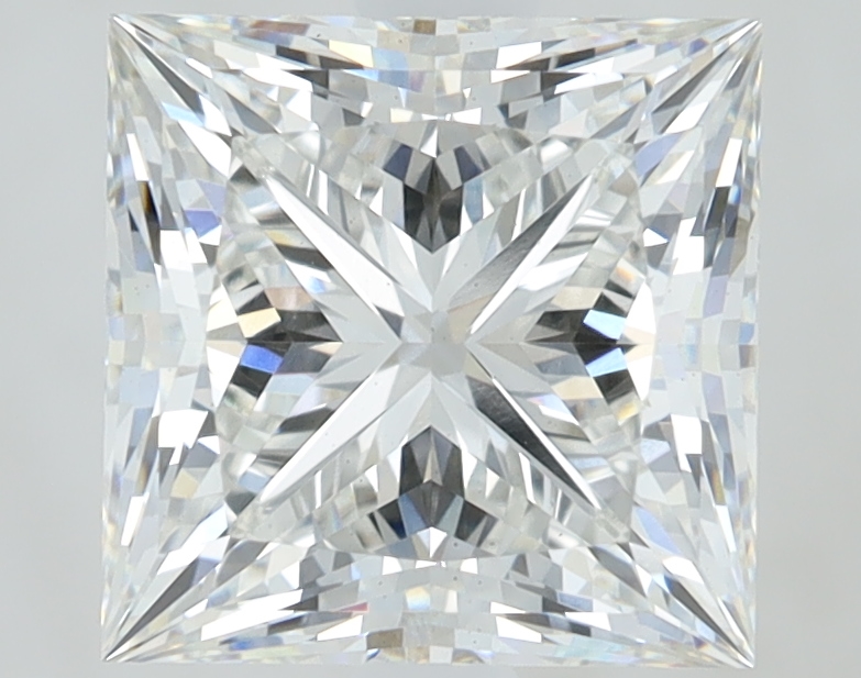 2.62 Carat Princess Cut Lab Diamond