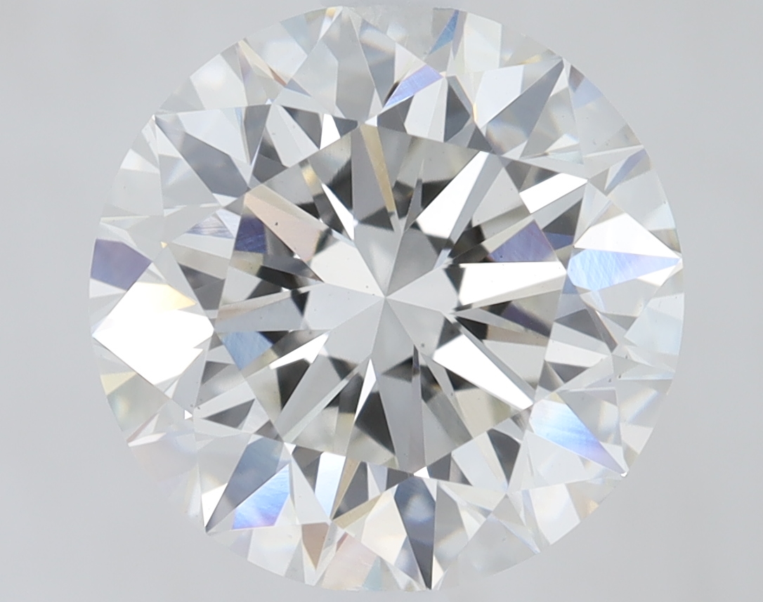 2.52 Carat Round Cut Lab Diamond