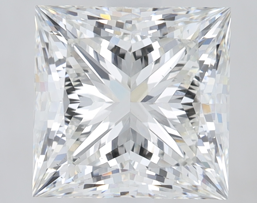 2.71 Carat Princess Cut Lab Diamond