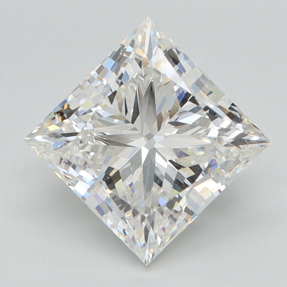 2.89 Carat Princess Cut Lab Diamond