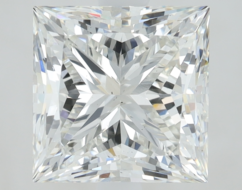 2.82 Carat Princess Cut Lab Diamond