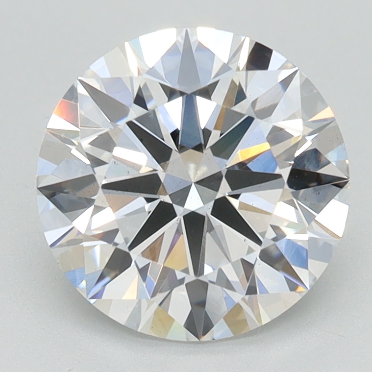 2.21 Carat Round Cut Lab Diamond