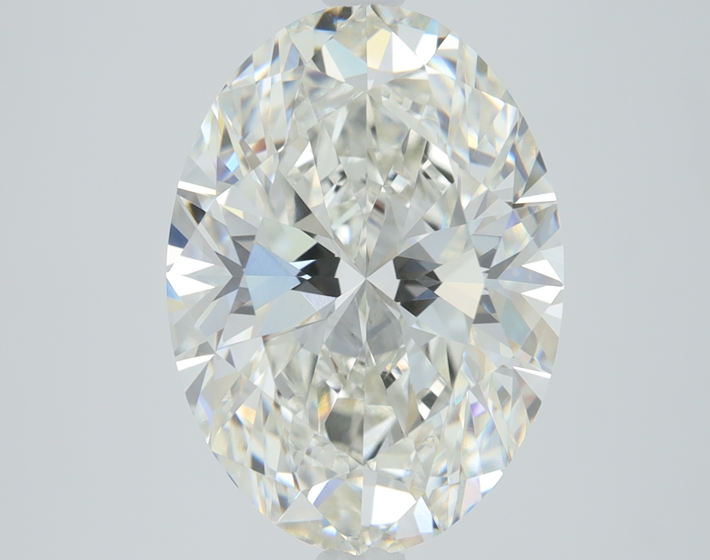 3.76 Carat Oval Cut Lab Diamond