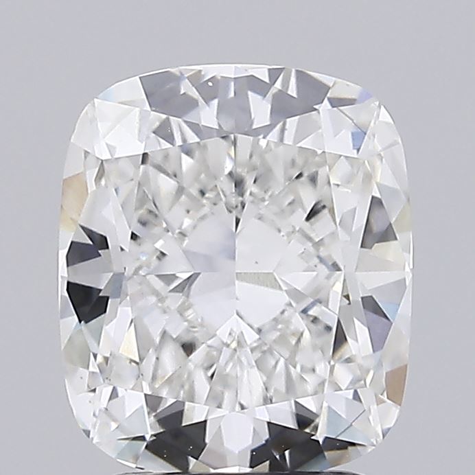 2.58 Carat Cushion Cut Lab Diamond