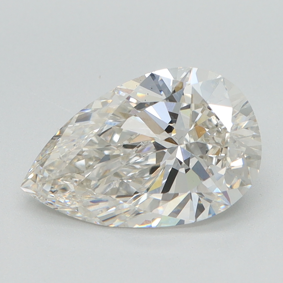 1.86 Carat Pear Cut Lab Diamond