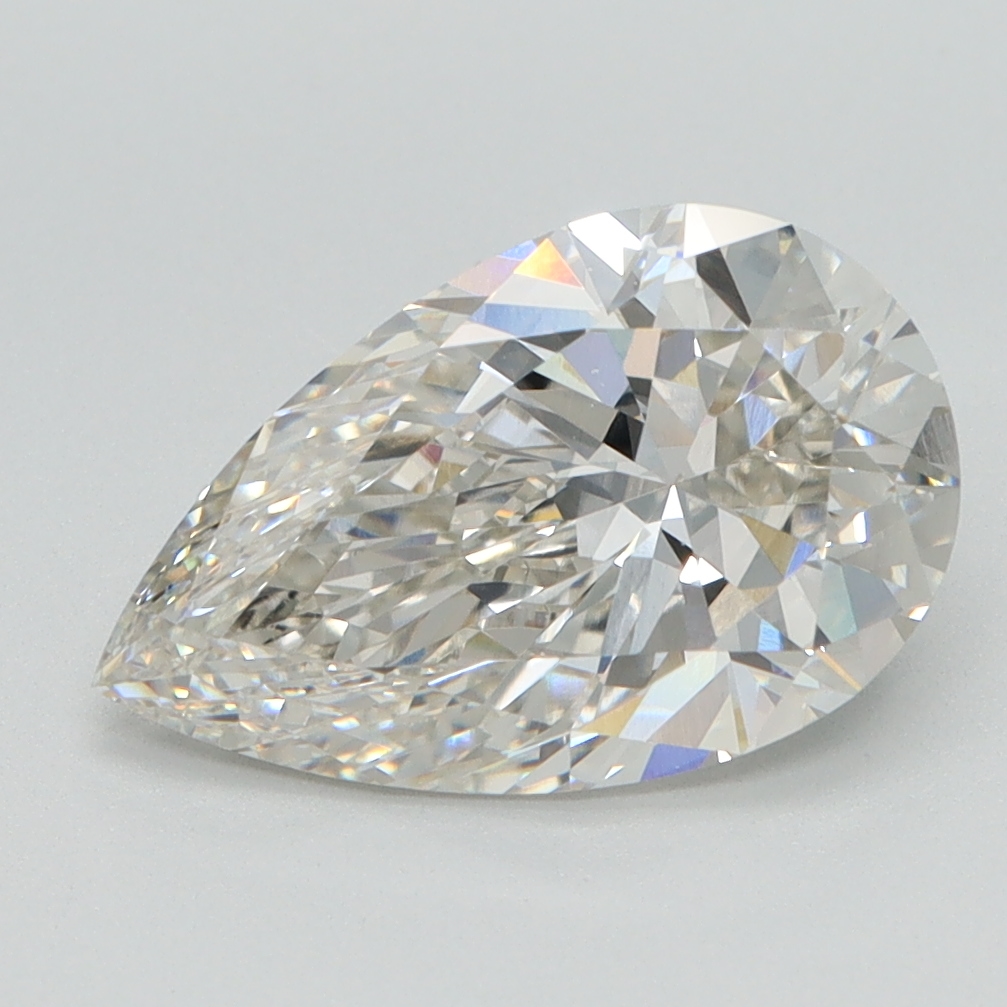 2.42 Carat Pear Cut Lab Diamond