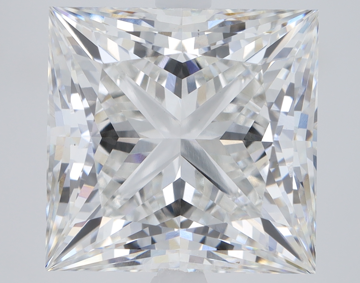 5.37 Carat Princess Cut Lab Diamond