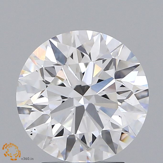 2.71 Carat Round Cut Lab Diamond