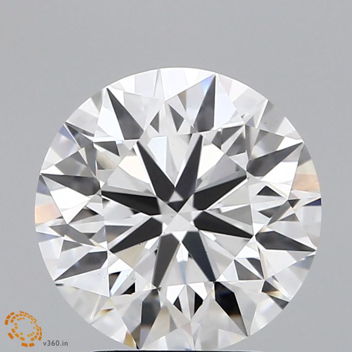 2.8 Carat Round Cut Lab Diamond