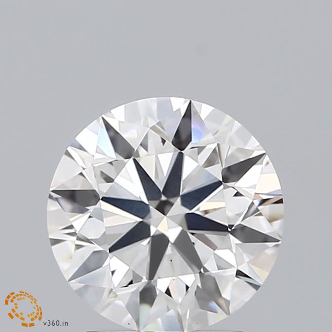 1.96 Carat Round Cut Lab Diamond