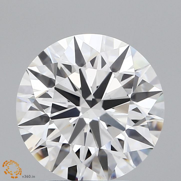 2.81 Carat Round Cut Lab Diamond