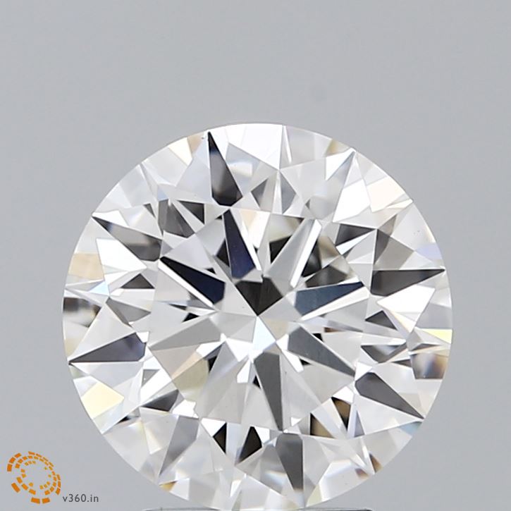 2.81 Carat Round Cut Lab Diamond