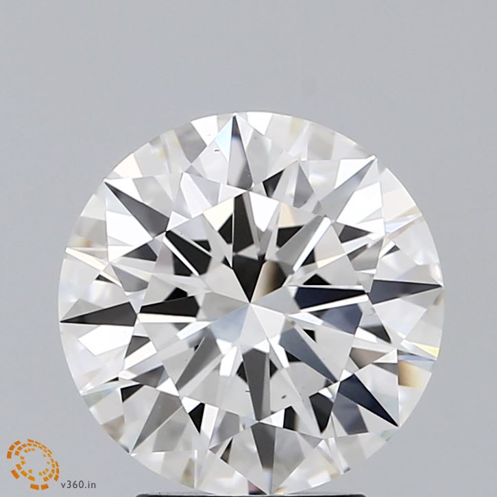 2.81 Carat Round Cut Lab Diamond