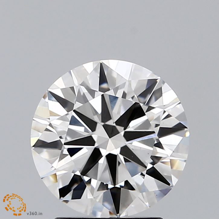 2.3 Carat Round Cut Lab Diamond