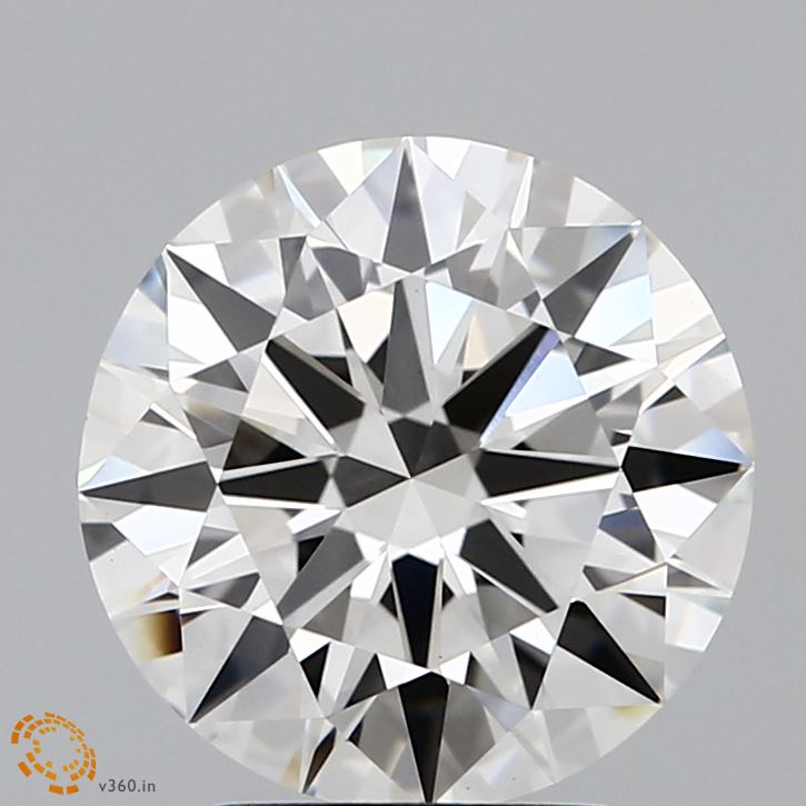 2.81 Carat Round Cut Lab Diamond