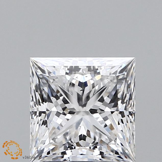 1.54 Carat Princess Cut Lab Diamond