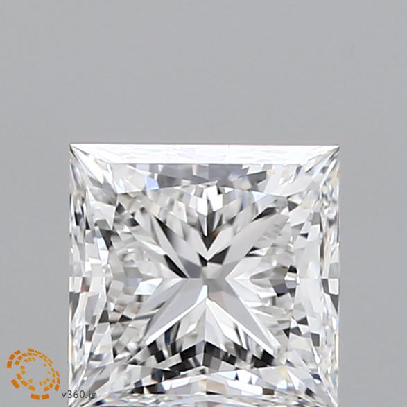 1.52 Carat Princess Cut Lab Diamond