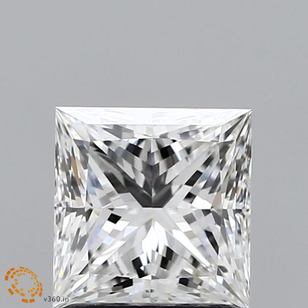 1.53 Carat Princess Cut Lab Diamond