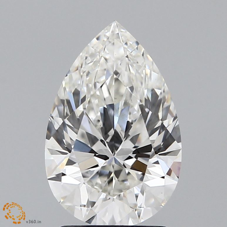 2.05 Carat Pear Cut Lab Diamond