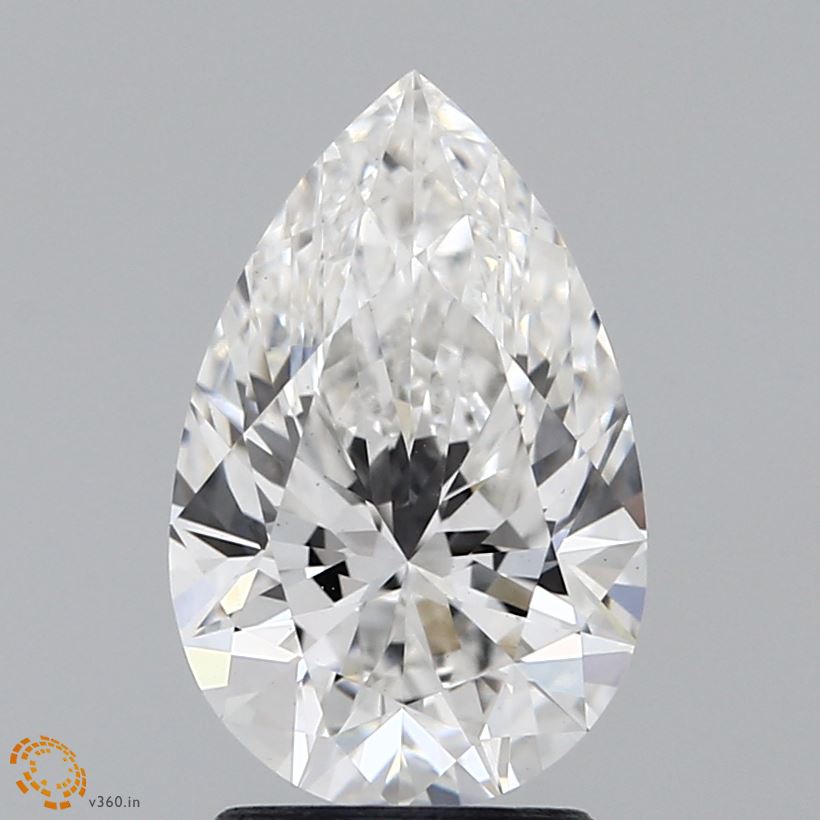 2.12 Carat Pear Cut Lab Diamond