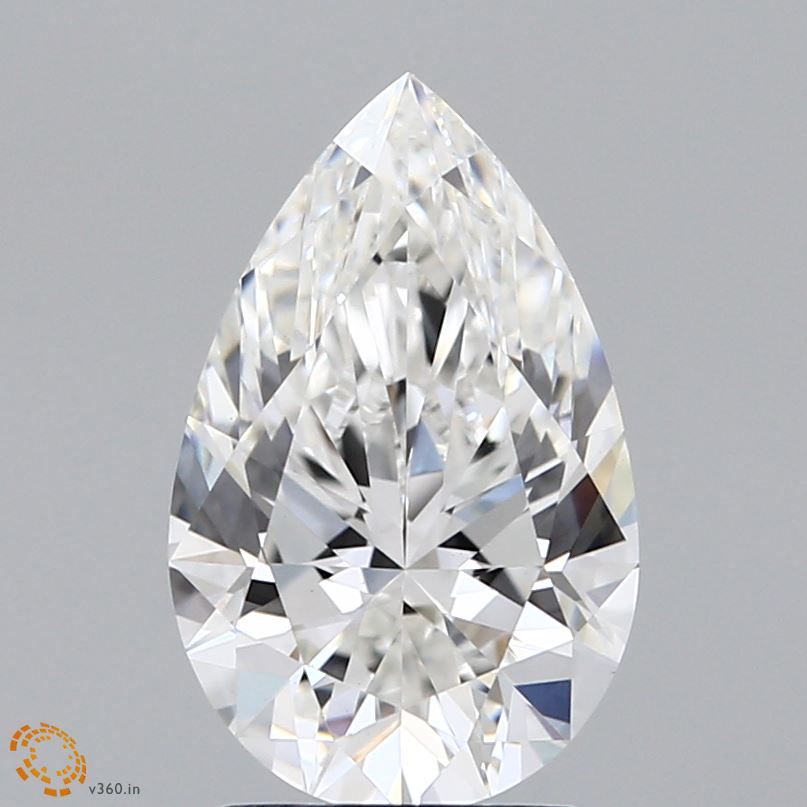 2.13 Carat Pear Cut Lab Diamond