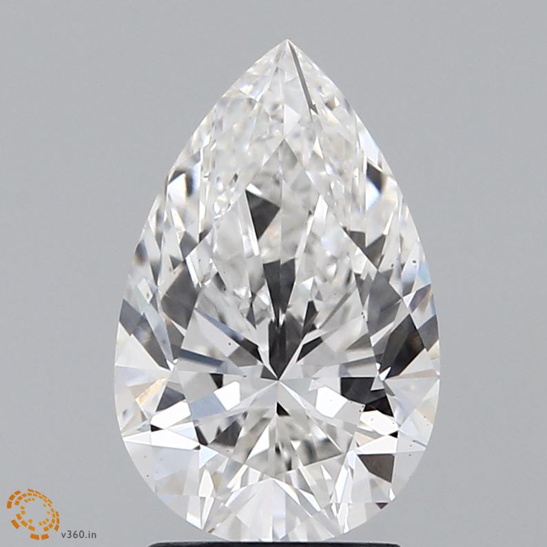 2.16 Carat Pear Cut Lab Diamond