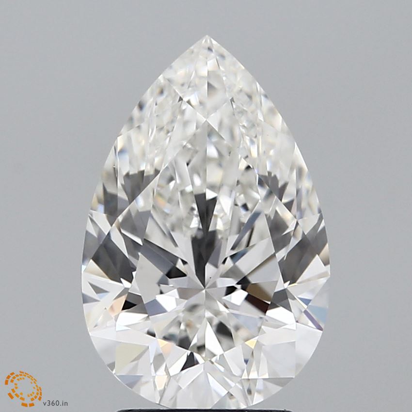 2.7 Carat Pear Cut Lab Diamond