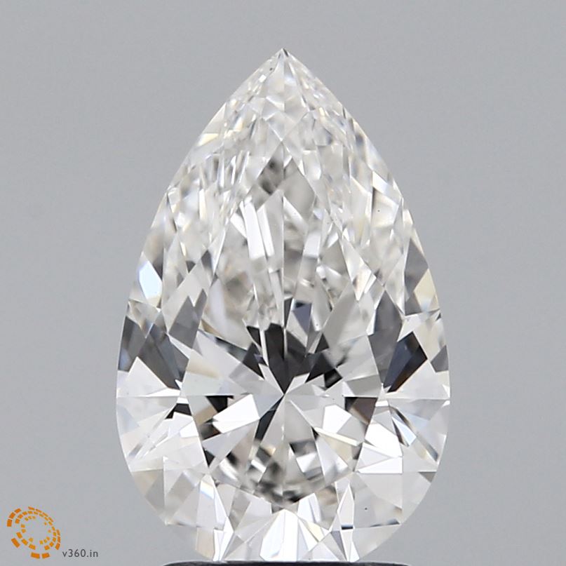 2.02 Carat Pear Cut Lab Diamond