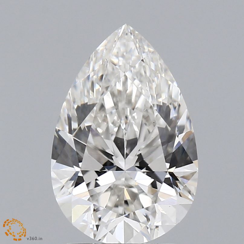 2.5 Carat Pear Cut Lab Diamond